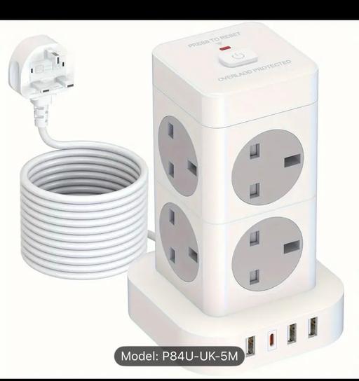 Buy & Sell East London Cubitt Town - East London - Photos for 5m extension 8 ways 4 usb ports new