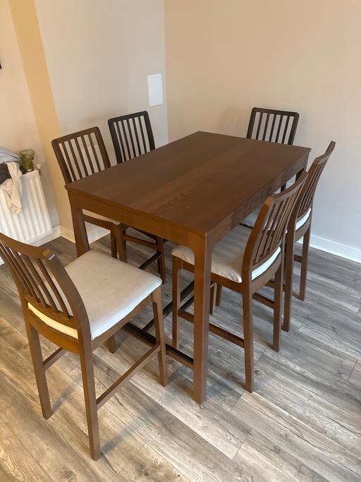 Buy & Sell East London Highams Park - East London - Photos for Tall dining table with 6 chairs
