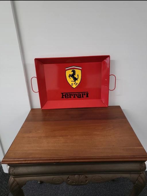 Buy & Sell Leicestershire Leicester - Photos for Ferrari Red Metal Serving Tray 57 x 36 x 05cm