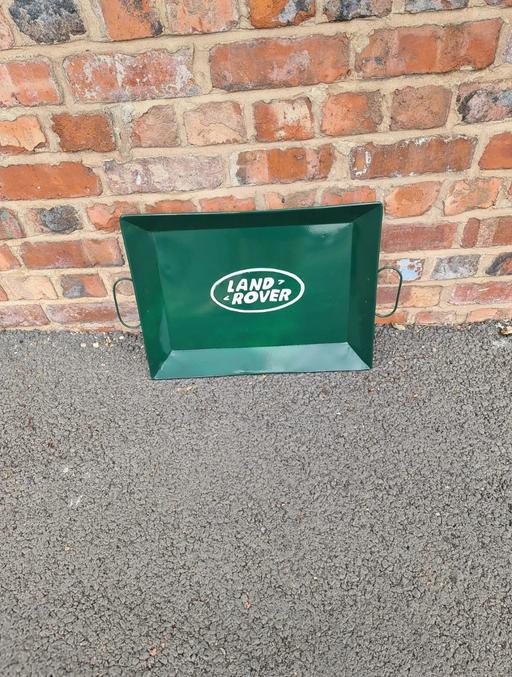 Buy & Sell Leicestershire Leicester - Photos for Land Rover Green Metal Serving Tray – Vintage