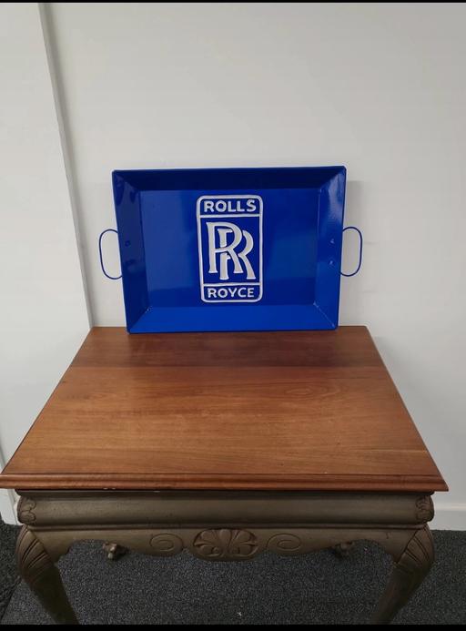 Buy & Sell Leicestershire Leicester - Photos for Rolls Royce Blue Metal Serving Tray 57 x 36 x