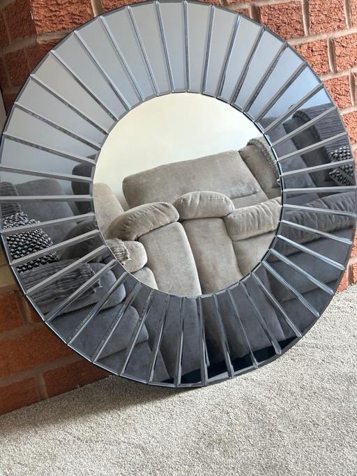 Buy & Sell West Midlands Birmingham - Photos for Round Hanging Grey Mirror