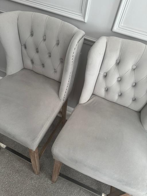 Buy & Sell Eccleston Park Saint Helens - Photos for 2x grey bar stools