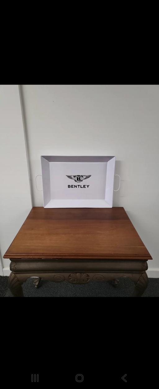 Buy & Sell Leicestershire Leicester - Photos for Bentley White Metal Serving Tray 57 x 36 x 05