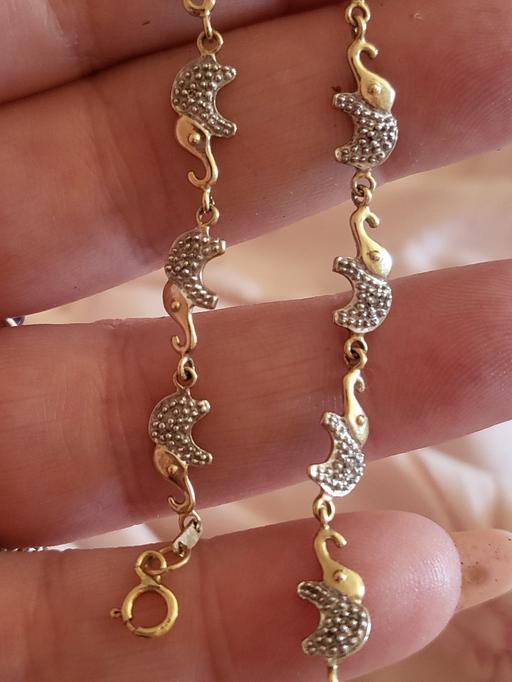 Buy & Sell Lancashire Blackburn with Darwen - Photos for stunning 9ct gold and diamond elephant bracel