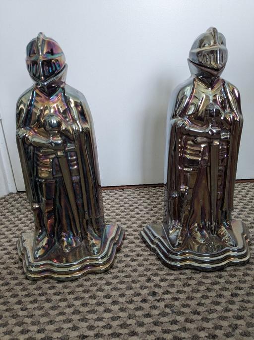 Buy & Sell Swanley Sevenoaks - Photos for 2 VINTAGE CAST IRON FIRE SIDE KNIGHTS