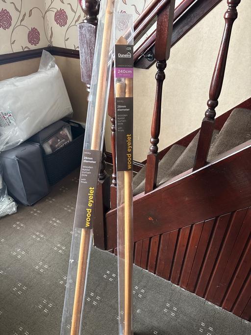Buy & Sell Derbyshire Chesterfield - Photos for Dunelm curtains poles