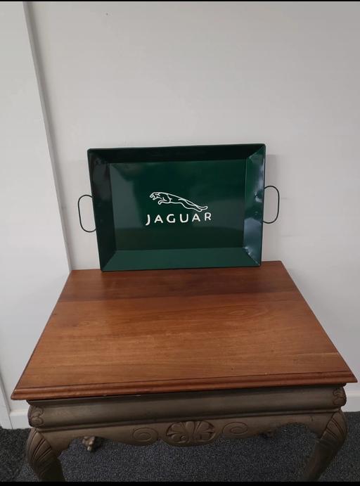 Buy & Sell Leicestershire Leicester - Photos for Jaguar Green Metal Serving Tray 57 x 36 x 05c
