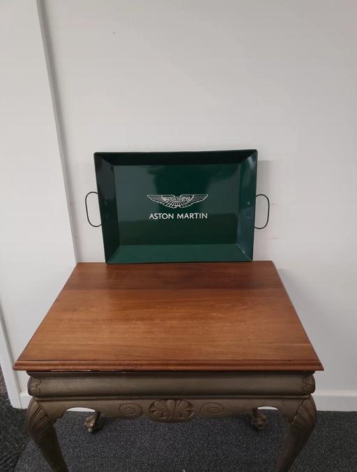 Buy & Sell Leicestershire Leicester - Photos for Aston Martin Green Metal Serving Tray 57 x 36