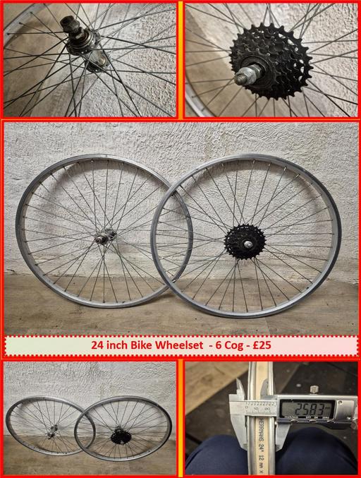 Buy & Sell West Midlands Sandwell - Photos for 24 inch Bike Wheelset - 6 cog