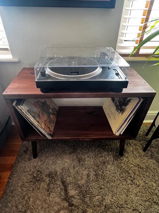 Buy & Sell North London Palmers Green - North London - Photos for Cherry Wood TV/Record Stand, Vinyl/LP Storage