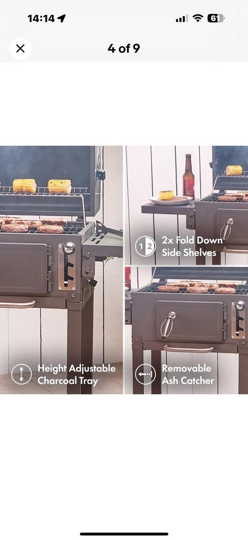 Buy & Sell West Midlands Dudley - Photos for BARBECUE WITH WARMING RACK, TEMP GAUGE