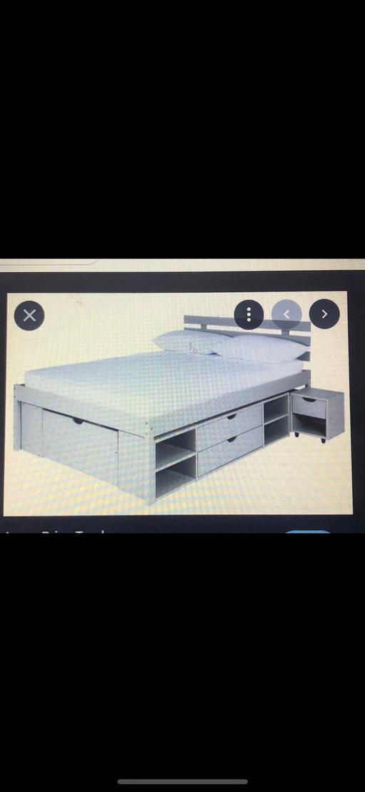 Buy & Sell West Midlands Birmingham - Photos for Double grey storage bed
