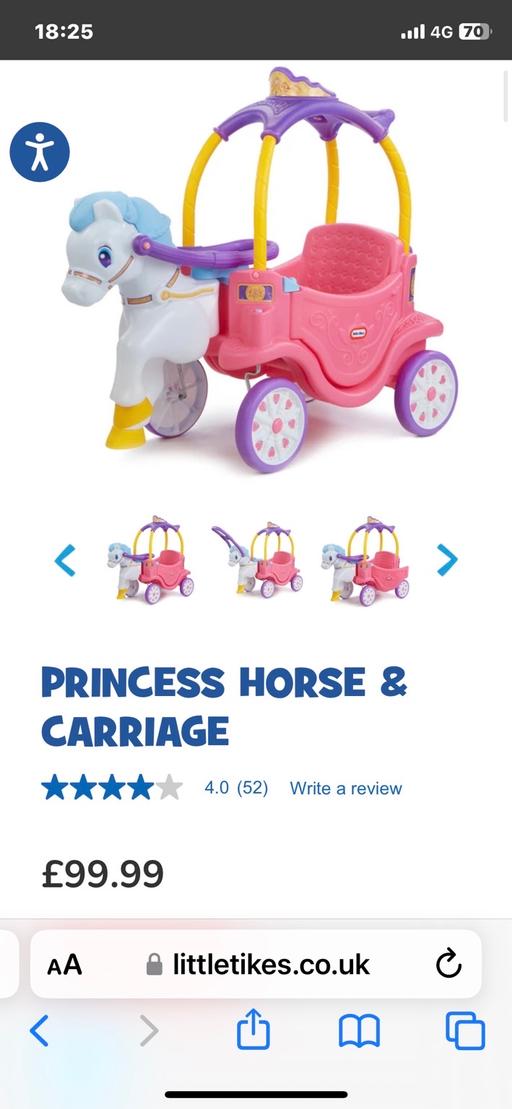 Buy & Sell West Midlands Birmingham - Photos for Princess horse & carriage
