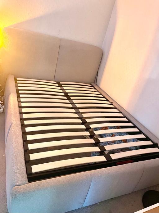 Buy & Sell Lancashire Fylde - Photos for Ottoman Bed frame in grey & mattress