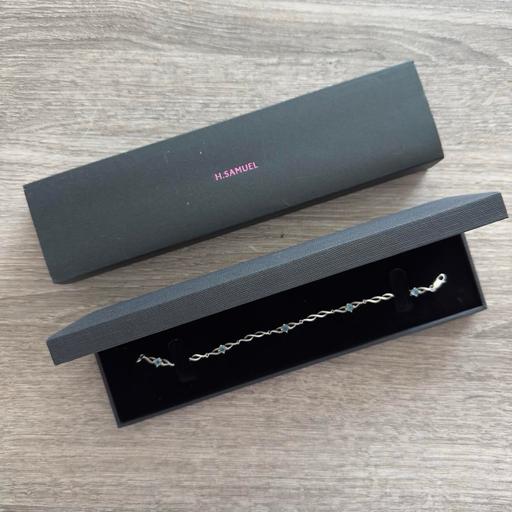 Buy & Sell Cradley Heath Sandwell - Photos for H. Samuel silver blue topaz diamond bracelet