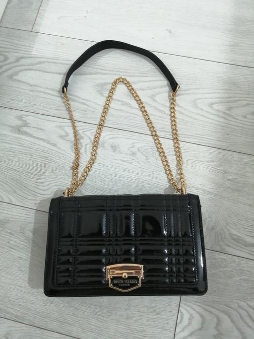 Buy & Sell Merseyside Liverpool - Photos for River island ladies black and gold bag