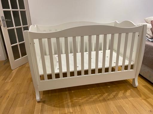 Buy & Sell Sudbury North West London - Photos for Wood Work solid wood cot bed RRP £800