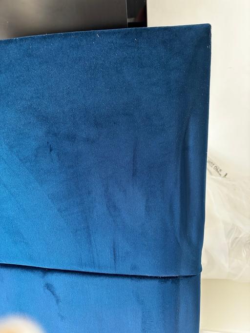 Buy & Sell East London Redbridge - Photos for Blue head board for kingsize bed