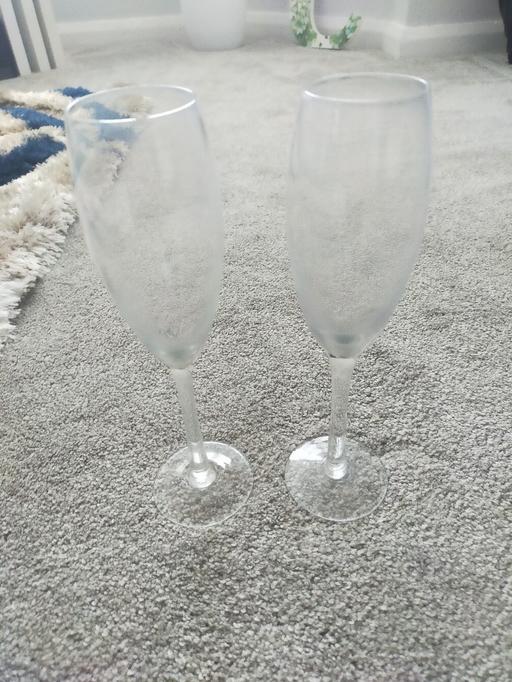 Buy & Sell Maypole Birmingham - Photos for 2 x Flute glasses