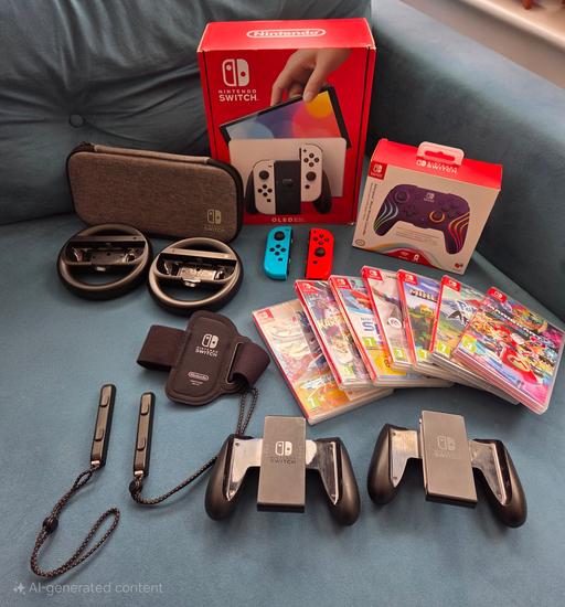Buy & Sell Staffordshire Newcastle-under-Lyme - Photos for *** Nintendo Switch OLED 7” 64GB White - 7 Ga