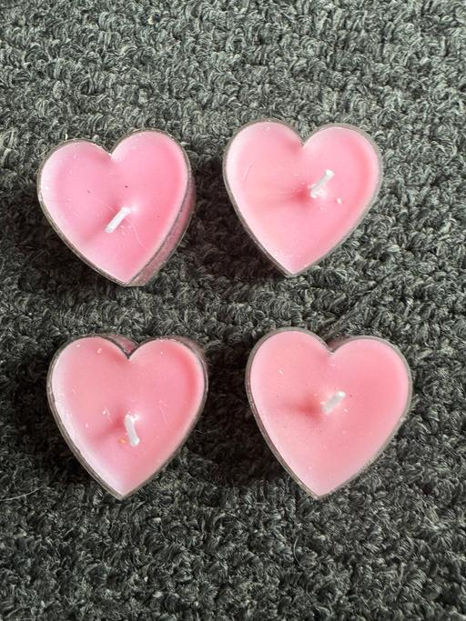 Buy & Sell Lancashire Blackpool - Photos for pink heart-shaped tealight candles (4)
