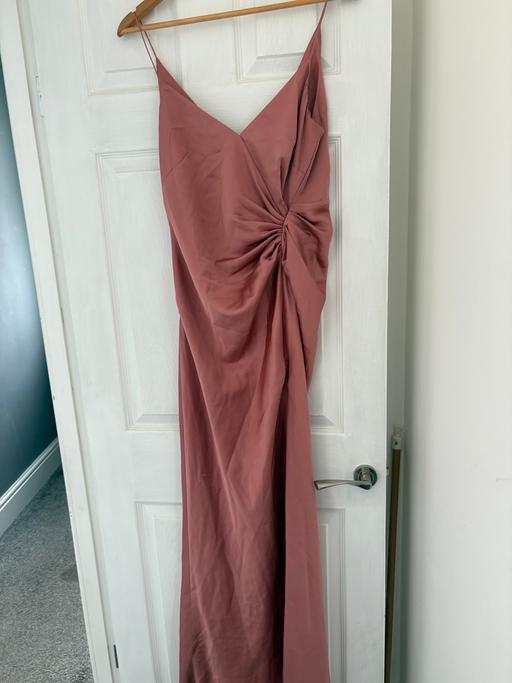 Buy & Sell West Midlands Coventry - Photos for Pink satin dress size 10 ASOS