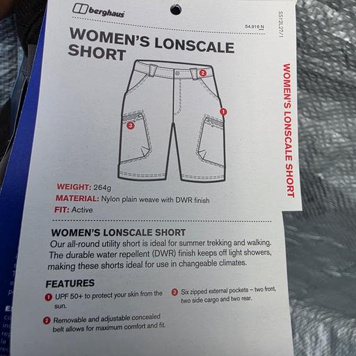 Buy & Sell Stourbridge Dudley - Photos for Berghaus Hiking Shorts Dark Grey UK 12