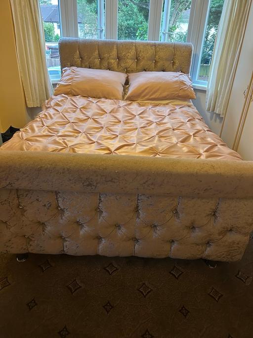 Buy & Sell West Midlands Birmingham - Photos for Double sleigh bed mink