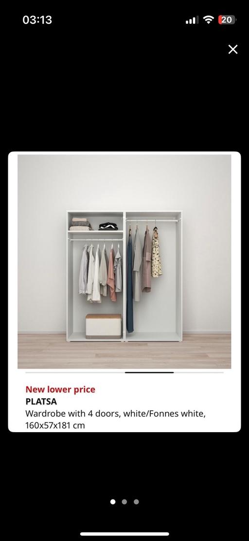 Buy & Sell East London Newbury Park - East London - Photos for 2x Platsa IKEA wardrobes