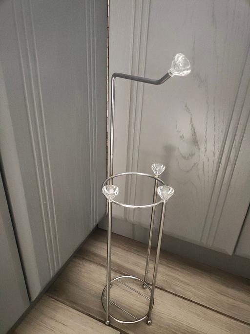 Buy & Sell Scholes Rotherham - Photos for Bling toitet roll holder, silver