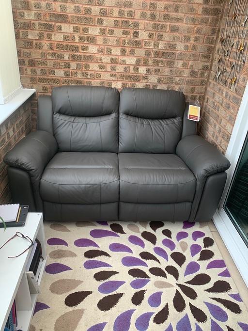 Buy & Sell West Midlands Wolverhampton - Photos for 2 seater and 3 seater grey leather scs sofas