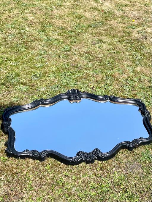 Buy & Sell South West London Sutton - Photos for Large Black Ornate Mirror