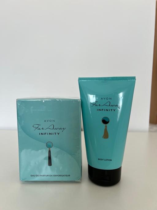 Buy & Sell Hertfordshire Welwyn Hatfield - Photos for Avon Far away Infinity Perfume 50 ml set
