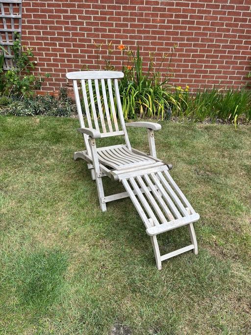 Buy & Sell Andover Test Valley - Photos for Teak steamer loungers x2