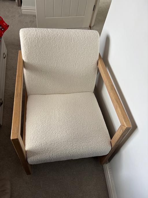 Buy & Sell Castleford Wakefield - Photos for Cream boucle rocking chair