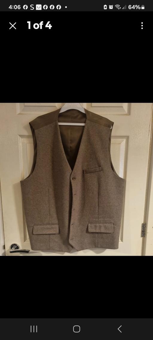 Buy & Sell Worcestershire Bromsgrove - Photos for broadstone bros 52r brown Waistcoat