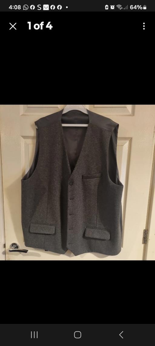 Buy & Sell Worcestershire Bromsgrove - Photos for broadstone bros 52r grey Waistcoat