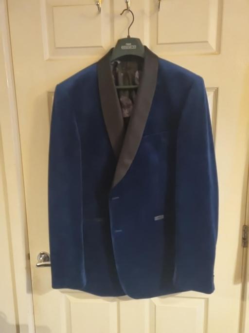 Buy & Sell Alvechurch Bromsgrove - Photos for M & S Blazer Blue Velvet Like 48
