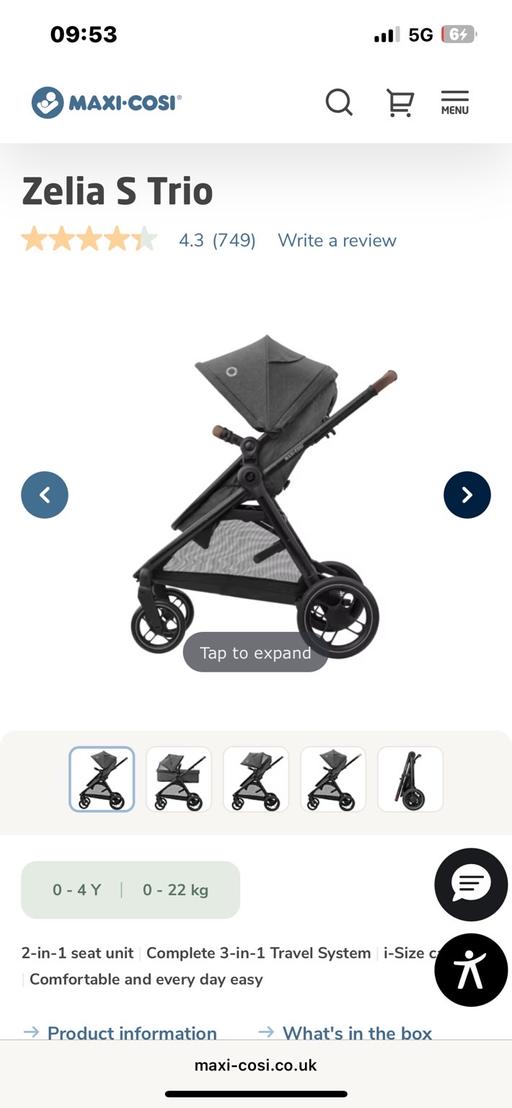 Buy & Sell South West London Richmond upon Thames - Photos for Maxi-Cosi Travel System