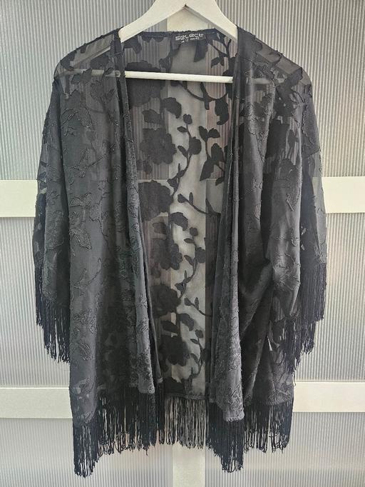 Buy & Sell Halton Weston Point - Watford - Photos for Size 12 SELECT black summer cardigan