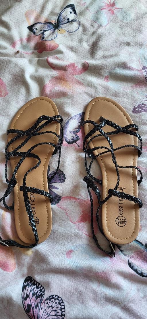 Buy & Sell Greater Manchester Bury - Photos for ladies black sandals new 6.5 -7
