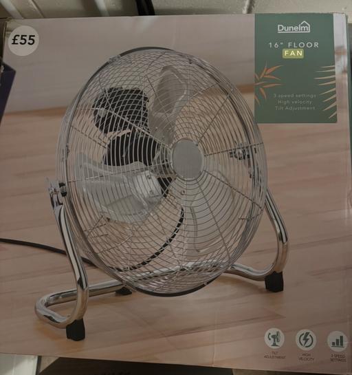 Buy & Sell East London Emerson Park - East London - Photos for Floor 16” fan in chrome - NEW
