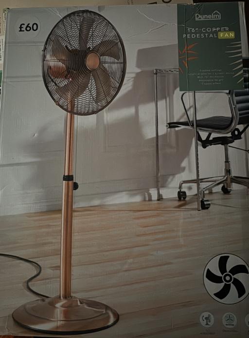 Buy & Sell East London Emerson Park - East London - Photos for 16 inch pedestal fan in copper - NEW