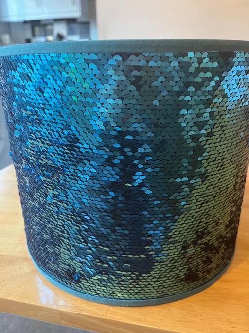 Buy & Sell Erdington Birmingham - Photos for Blue Sequin lamp shade