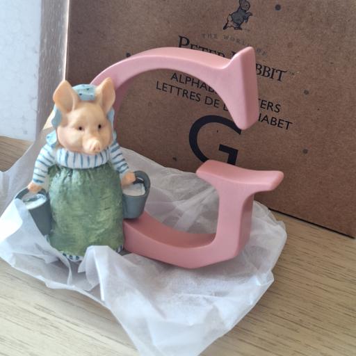 Buy & Sell West Midlands Sandwell - Photos for Peter Rabbit Ceramic Letter G