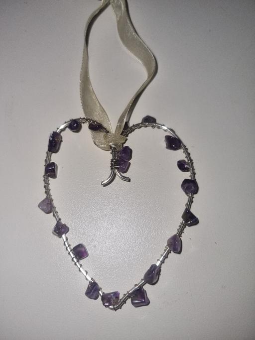 Buy & Sell Bournville Birmingham - Photos for Amethyst Heart Wall Plaque