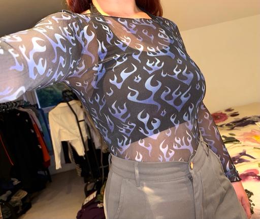 Buy & Sell Abington West Northamptonshire - Photos for Blue Flame Mesh Top