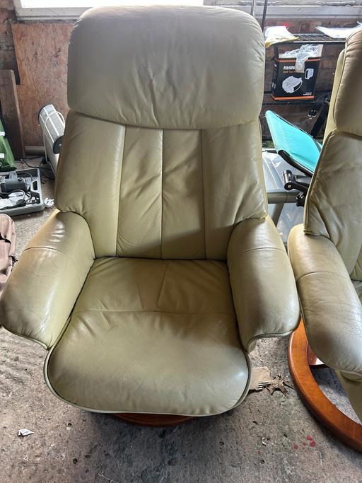 Buy & Sell West Midlands Birmingham - Photos for Two leather swivel reclining chairs