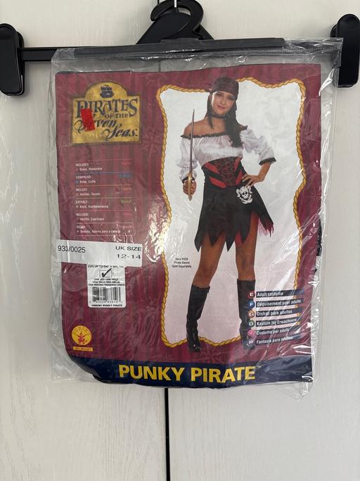 Buy & Sell West Midlands Dudley - Photos for Adult fancy dress costume punky pirate